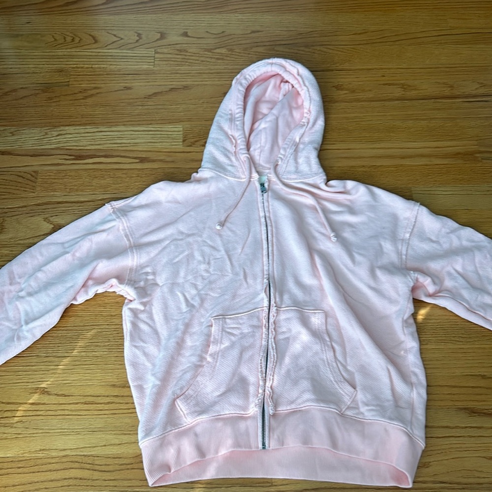 American Eagle Pink Zip-up sweatshirt